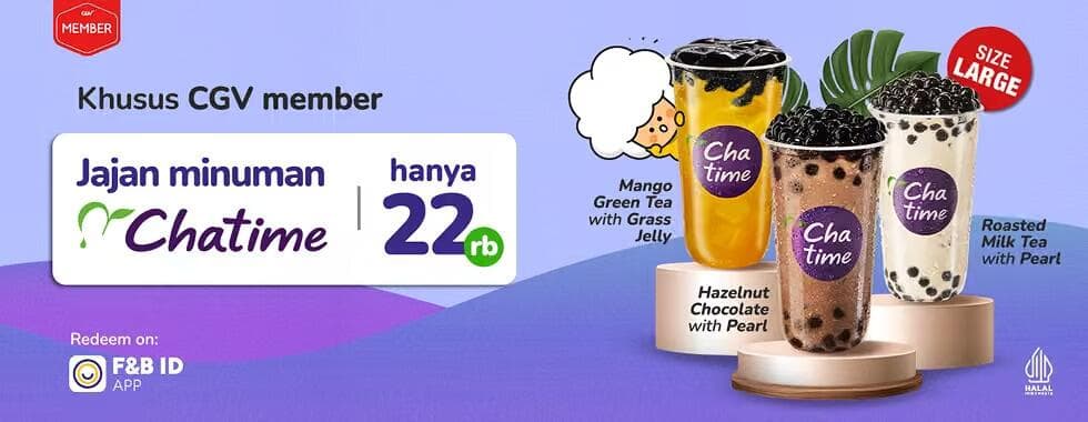 Promo Chatime Khusus CGV Member :D