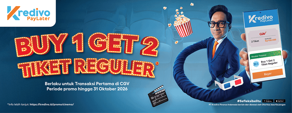 Promo ScreenX for 2 BCA: Beli 1 Gratis 1 Tiket Nonton Pakai myBCA