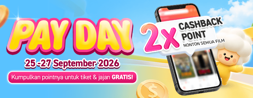 Promo CGV Payday Sepember 2026: Nonton Film Dapat 2x Cashback Point!